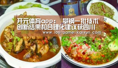 开元体育app:
攀钢一批技术创新结果和合理化建议获四川省总工会表彰(图3) 开元体育
